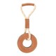 image 2 of Benji & Flo Tug ´N´ Play Ring Suede Rope Dog Toy - Brown/Beige - One Size