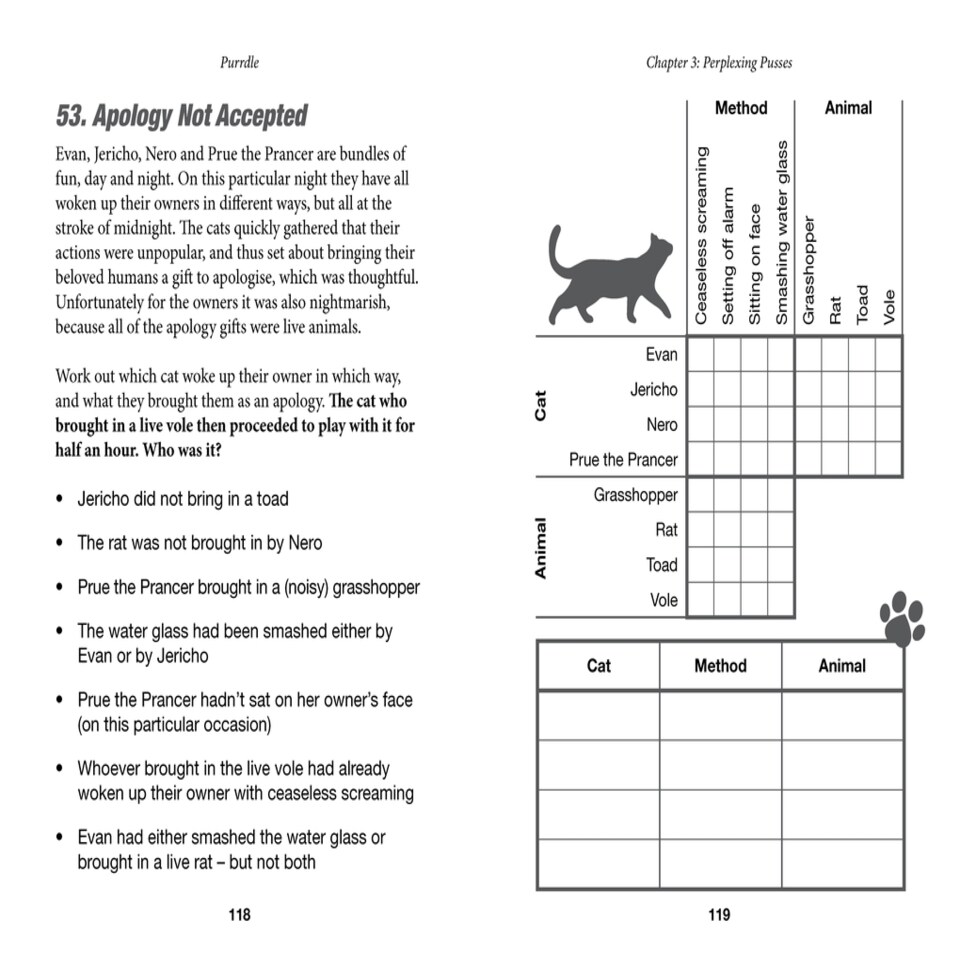 image 1 of Purrdle - Puzzle Book