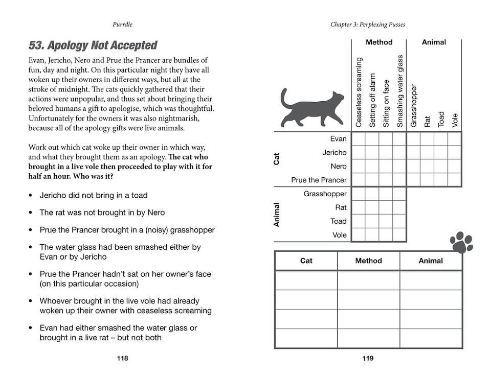 image 1 of Purrdle - Puzzle Book