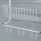 image 4 of House of Home 2 Tier Over Door Shower Caddy Bathroom Storage Rack Shelf Organiser