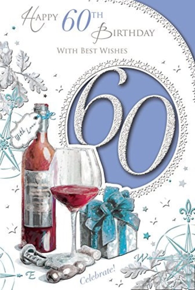 image 1 of Male 60 Celebrate In Style! Birthday Card