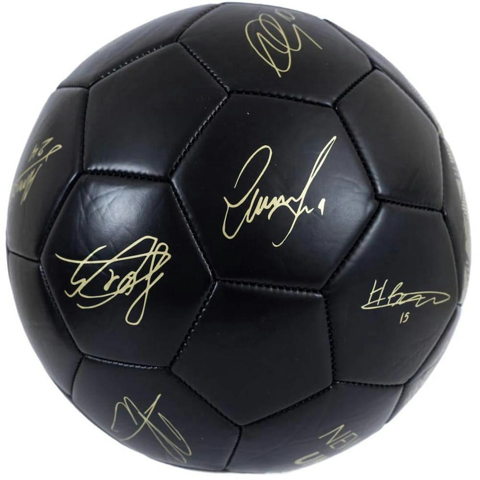 image 1 of Newcastle United FC Phantom Mini Football - Gold/Black - 1