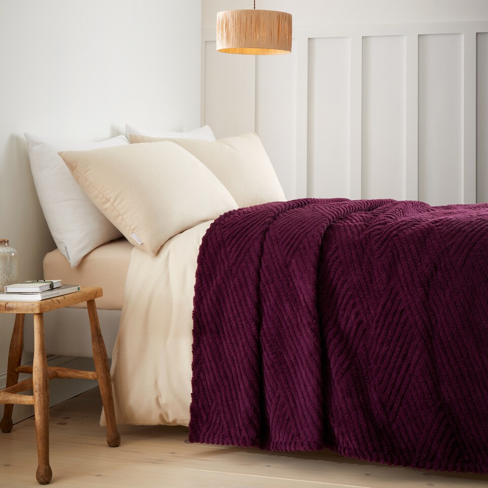 image 1 of Catherine Lansfield Heat Buddy Cosy Super Thermal Blanket Bedspread