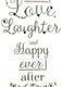 image 1 of Champagne Wishing You Love, Laughter and Happy Ever After