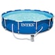 image 7 of Intex 12ft x 30in Round Metal Frame Pool with Filter Pump - Blue