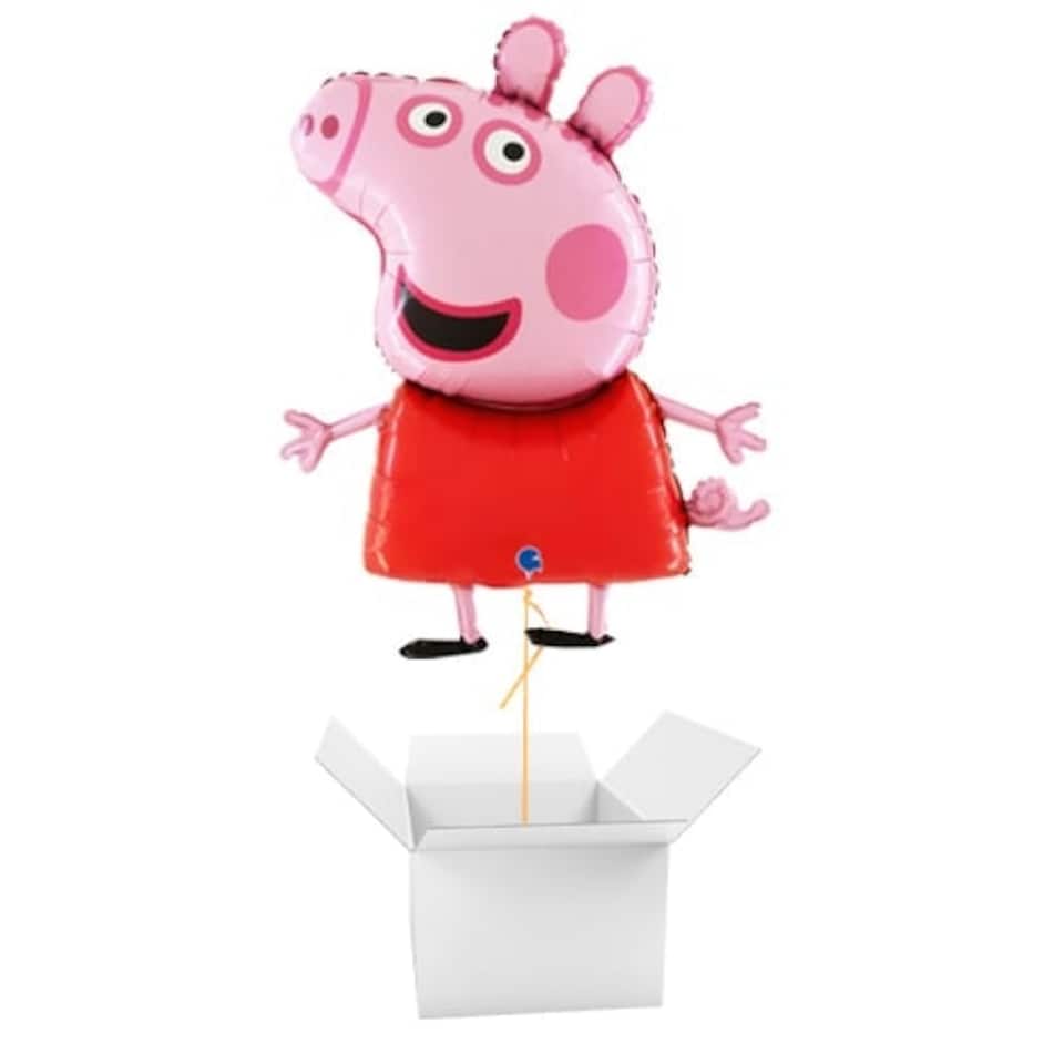 Peppa Pig Giant Foil Helium Balloon - Inflated Balloon in a Box