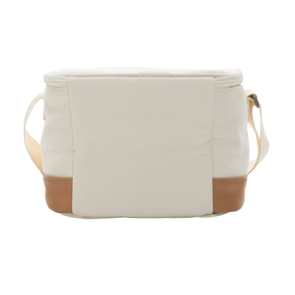 image 1 of XD Collection 6L Recycled Canvas Cooler Bag - Off White - One Size Cream | One Size