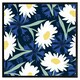 image 2 of Daisies on navy (Picutre Frame) White | XL