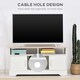 image 5 of HOMCOM Home Office 42" TV Stand Storage Unit w/ Cabinets Shelves Living Room