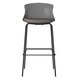 image 3 of Helena Barstool with Footrest in White