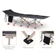 image 4 of Outsunny Single Portable Outdoor Military Sleeping Bed Camping Cot Black