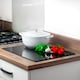 image 4 of Harbour Housewares Glass Kitchen Chopping Board - 50 x 40cm - Black - Cutting Board Worktop Saver Worksurface Protector Glass Chopping Board Black
