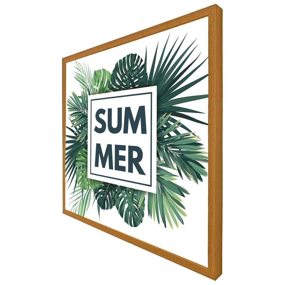 image 1 of Botanical summer (Picutre Frame) White | L