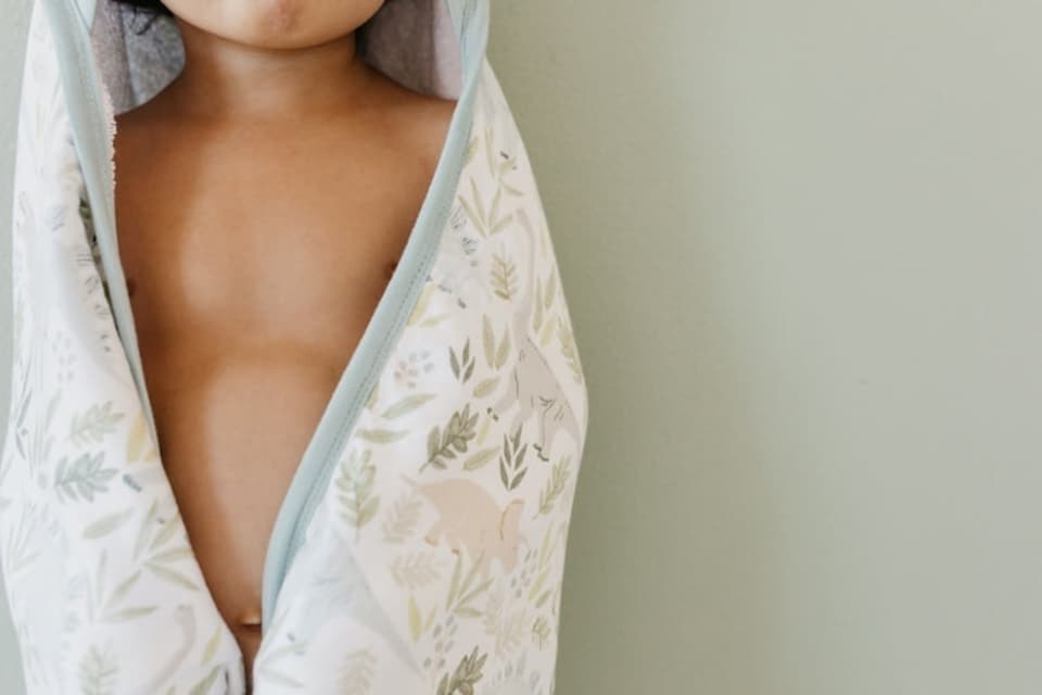 image 1 of Copper Pearl Premium Knit Hooded Towel Rex