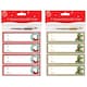 image 1 of Pack of 8 Handcrafted Gift Tags - Christmas Gift Wrapping Decoration