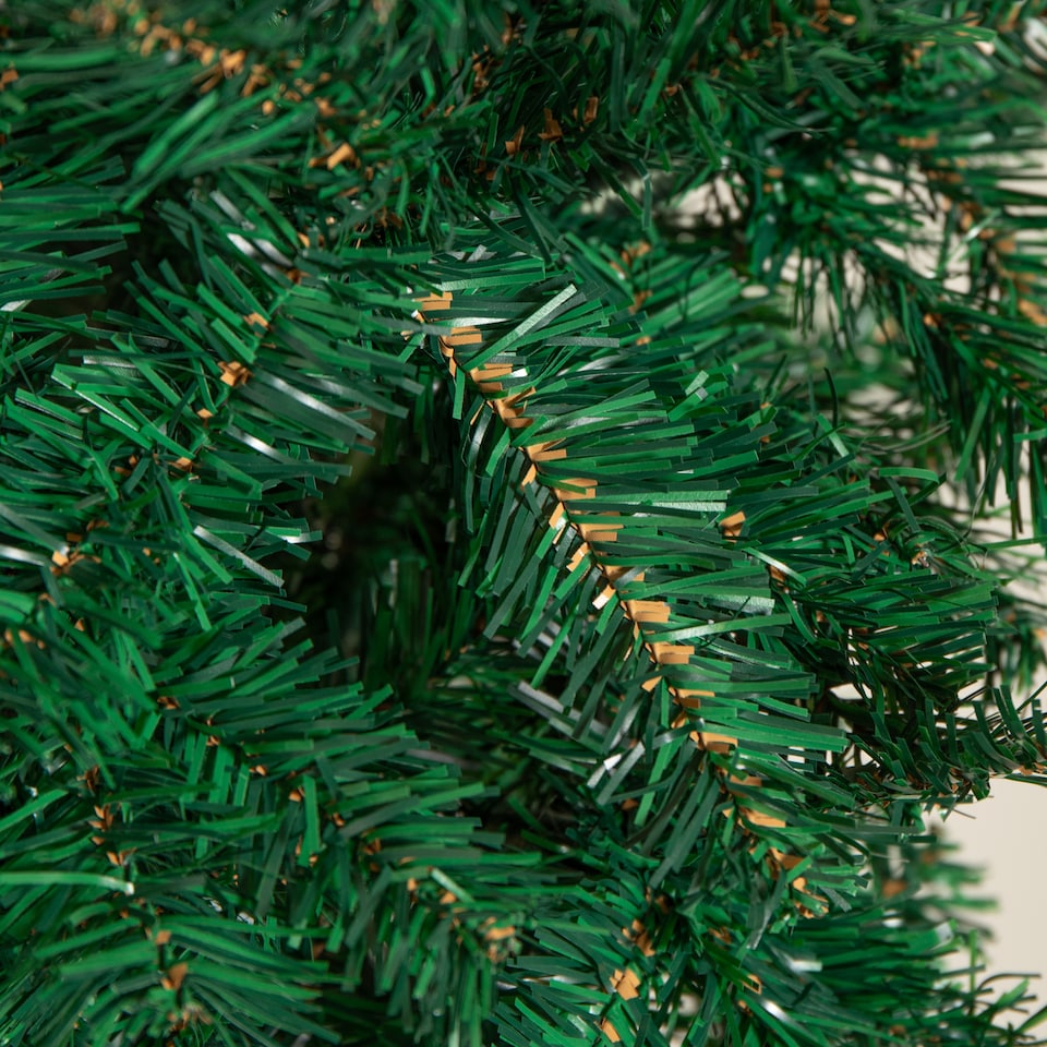 image 1 of 8ft (2.50m) Samuel Alexander Single Door Plain Green Christmas Tree Arch with 2000 Tips