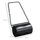 image 7 of DURHAND Garden Lawn Roller 38L Steel Push Grass Mower Water Sand Filled
