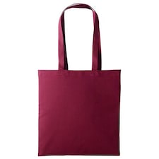 Nutshell Plain Strong Shoulder Shopper Bag - Burgundy - One Size