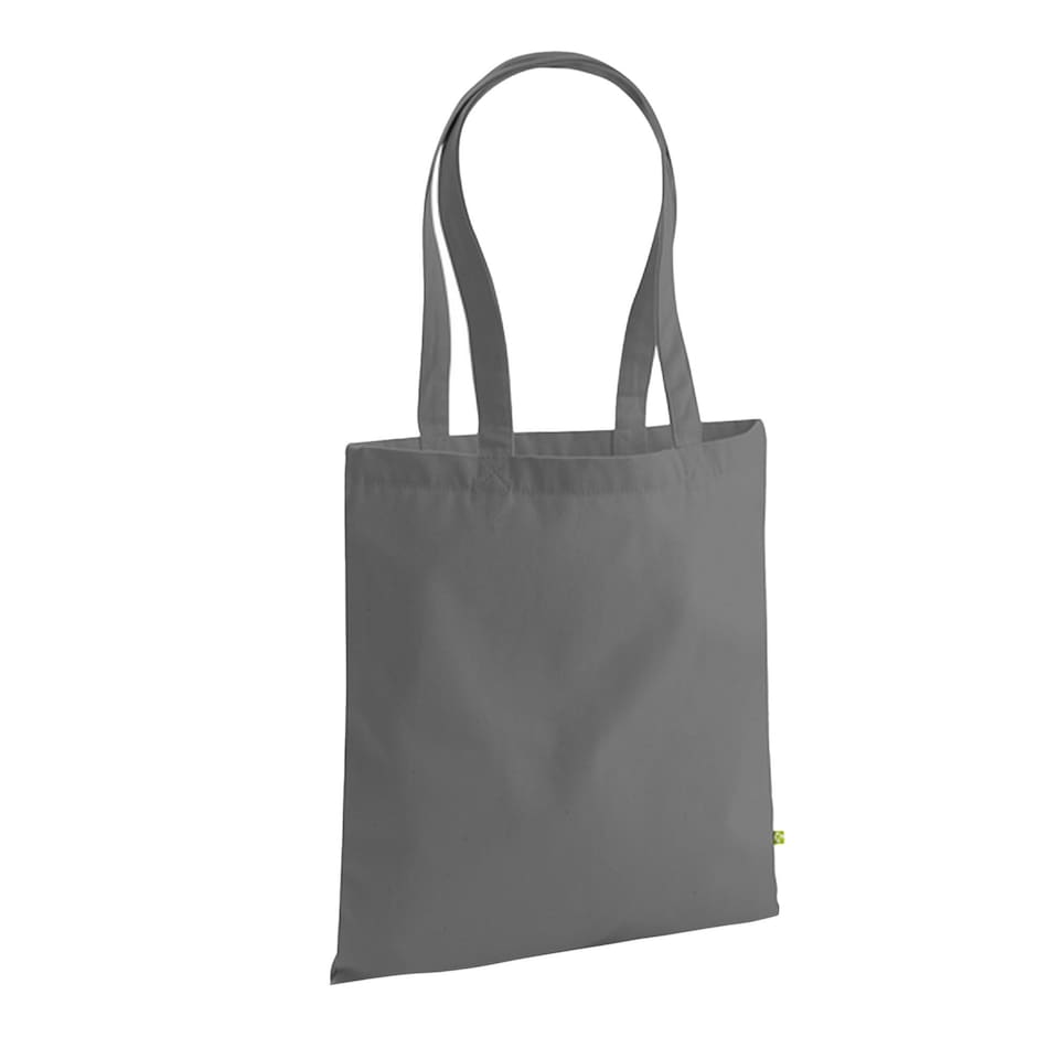 image 1 of Westford Mill EarthAware Organic Shopper Bag - Graphite Grey - One Size Grey