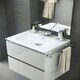 image 3 of Cosmic Soap Dispenser w/ Durable Stainless Steel for Bathroom,Light Grey - 370ml