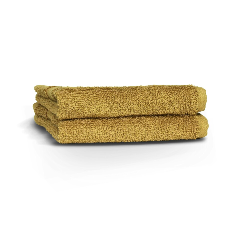 image 1 of Yard Loft 2 Pack Face Cloths Ochre