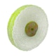 image 2 of Coarse Sisal Fast Cut Buffing Polishing Mop 6" x 1" 2 Section 1st Stage Metal
