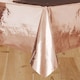image 1 of Foil Rose Gold Tablecover 274cm x 137cm