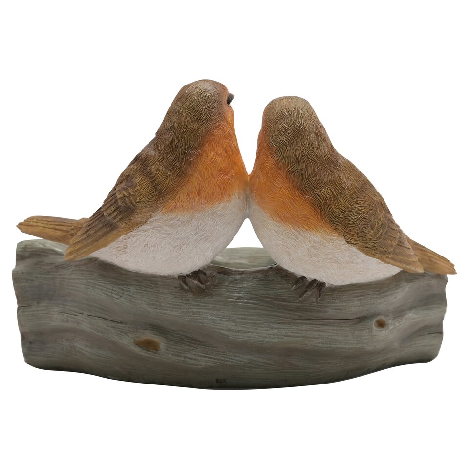image 1 of Country Living Robin Pair Bird Bath