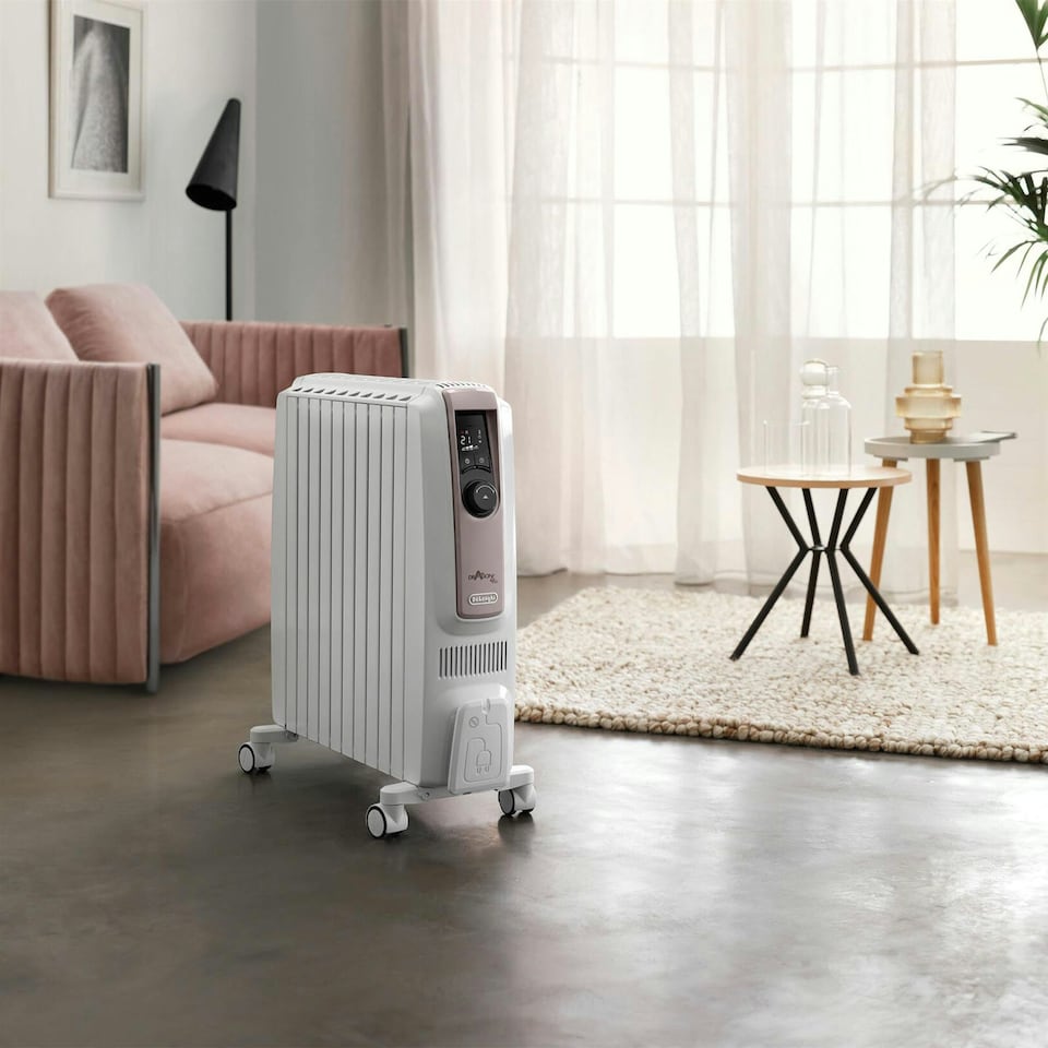 image 1 of Delonghi 2000W Dragon 4 Digital Oil Filled Radiator, Electric Heater