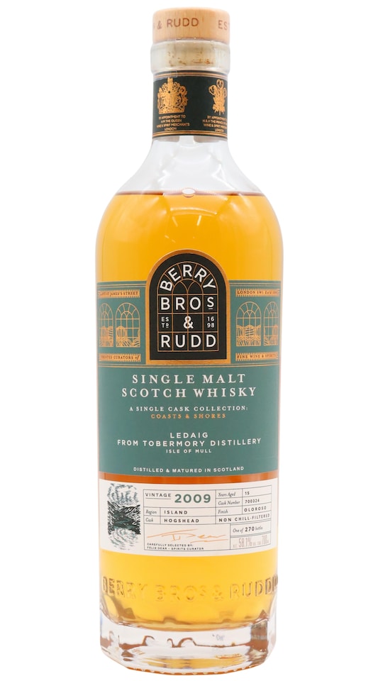 image 1 of Ledaig - Coast & Shores - Berry Bros & Rudd Single Cask No. 700324 2009 15 year old Whisky | Multi | 1