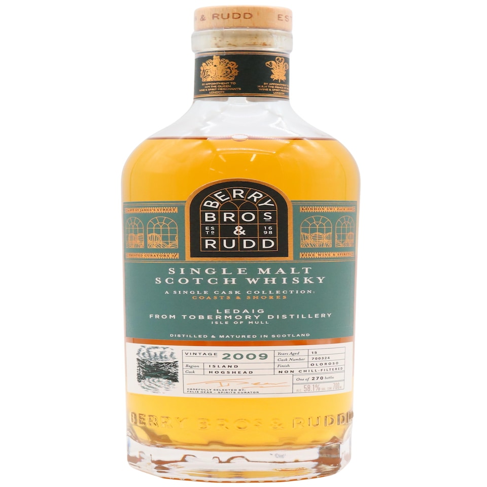 image 1 of Ledaig - Coast & Shores - Berry Bros & Rudd Single Cask No. 700324 2009 15 year old Whisky | Multi | 1