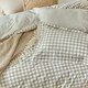 image 3 of Yard Barton Gingham Check Super King Duvet Cover Set