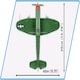 image 6 of Thunderbolt P-47 brick plane model - COBI 5737 - 475 bricks