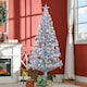 image 2 of HOMCOM Artificial Fibre Optic Christmas Tree Seasonal Decoration w/ 26 LED