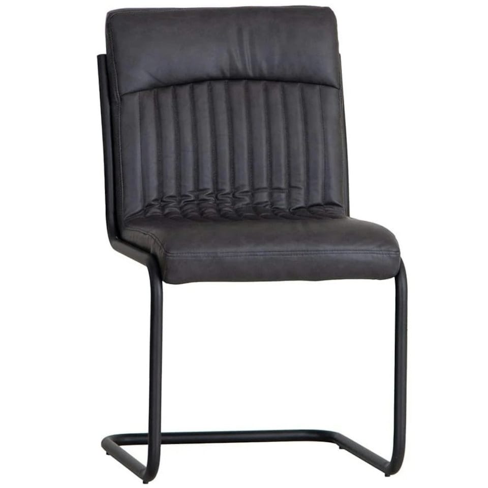 image 1 of Jusleen Grey Dining Chair - Set of 2