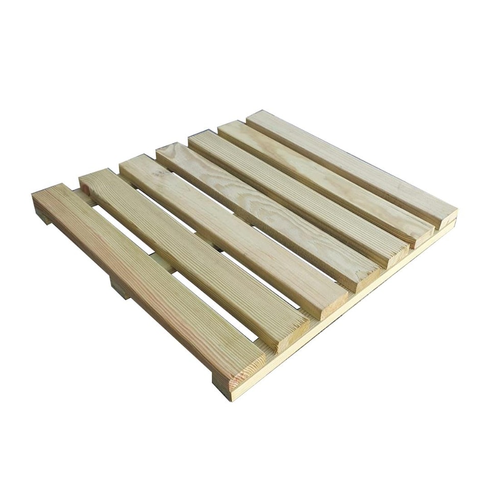 image 1 of Snowdon Timber Garden Treated Deck Tile (L) 40cm (W) 40cm (T) 35mm 5 Pack