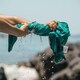 image 6 of Lifeventure Compact Travel Towel 130 x 75cm - Teal Green