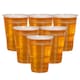 image 1 of ECONX 10oz Plastic Half Pint Cups Clear Reusable Beer Glasses For Pub Beach Parties 50pc