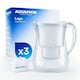 image 1 of AQUAPHOR 3.8L Lago White with 3 x 200 litre Maxfor+ Filter | White