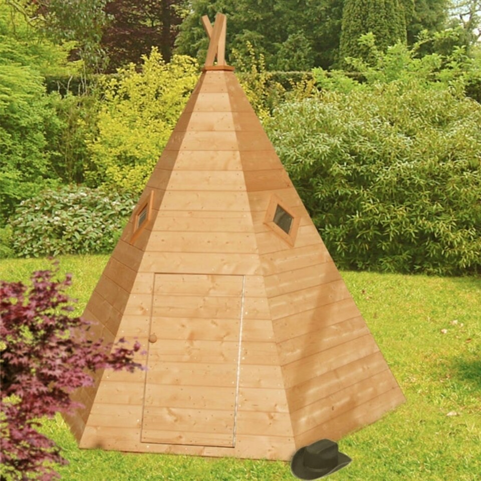 image 1 of Wigwam Playhouse Kid's Wendy House Brown