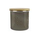 image 2 of Vintage Glamour Tea, Coffee & Sugar Large Kitchen Canisters - Set of 3