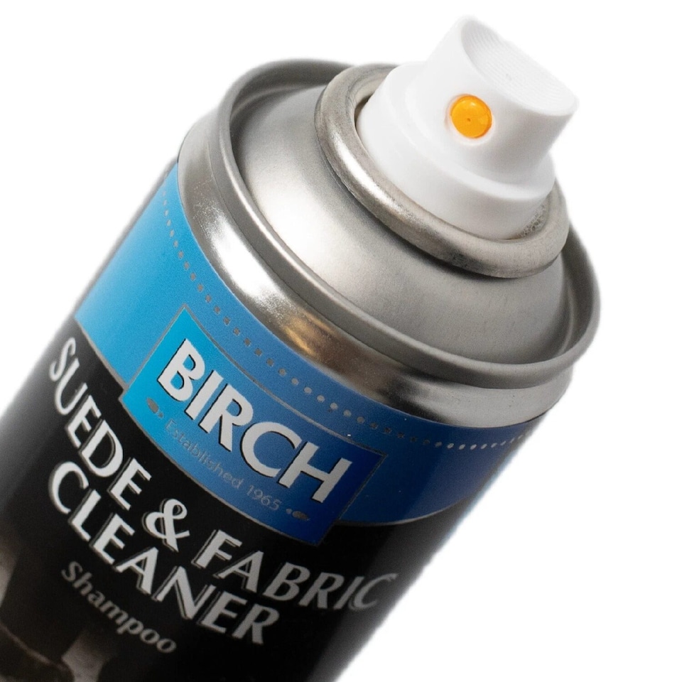 image 1 of BIRCH Suede & Fabric Foam Cleaner - Aerosol for Delicate Materials 200ml | Clear