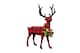 image 1 of Tartan Reindeer 35cm - Decorative Free Standing Figurine