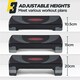 image 4 of Yaheetech Circuit Size Aerobic Stepper w/ Risers