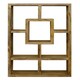 image 2 of Yoga Straight 100 cm Wide Mango Bookcase - Mango Wood - L35 x W100 x H175 cm - Mango Light Finish Brown