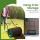 image 5 of COSTWAY 27 Inch Compost Spreader Peat Moss Spreader