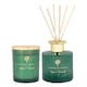 image 1 of Nicola Spring Scented Candle & Reed Diffuser Set - 130g - Sage & Seasalt | Green | Green