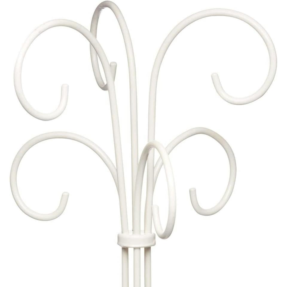 image 1 of KitchenCraft Mug Tree Cream Wrought Iron | Cream