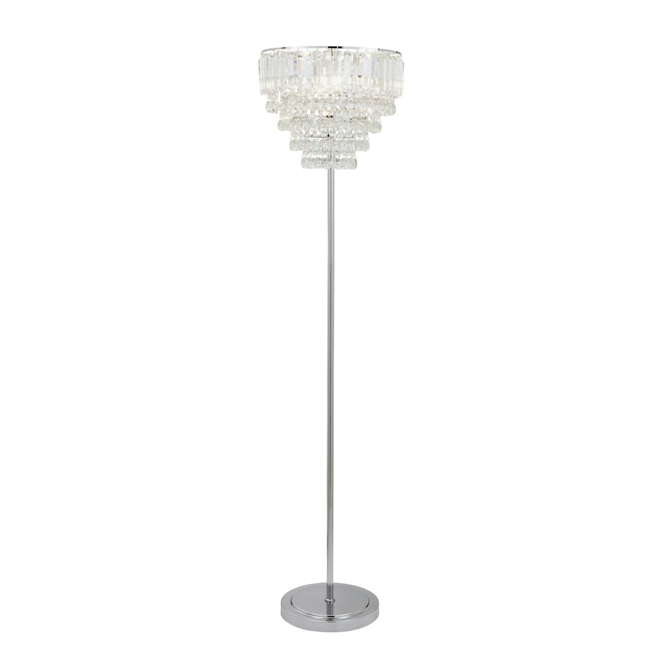 image 1 of BHS Paladina Floor Lamp, Silver