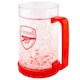 image 2 of Arsenal FC Crest Freezer Tankard - Red/Clear - One Size
